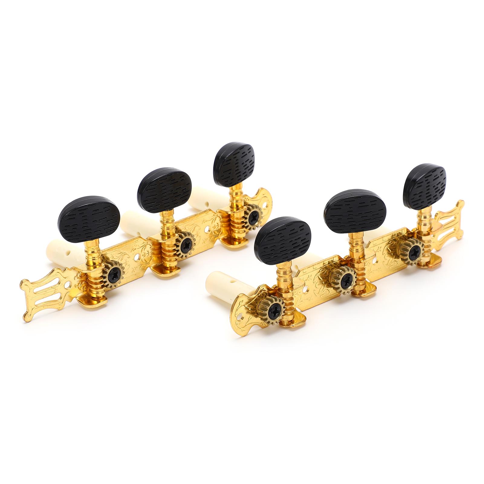 

2 шт. Колки для настройки гитары, металлические, открытый набор, комплект для электроакустической гитары