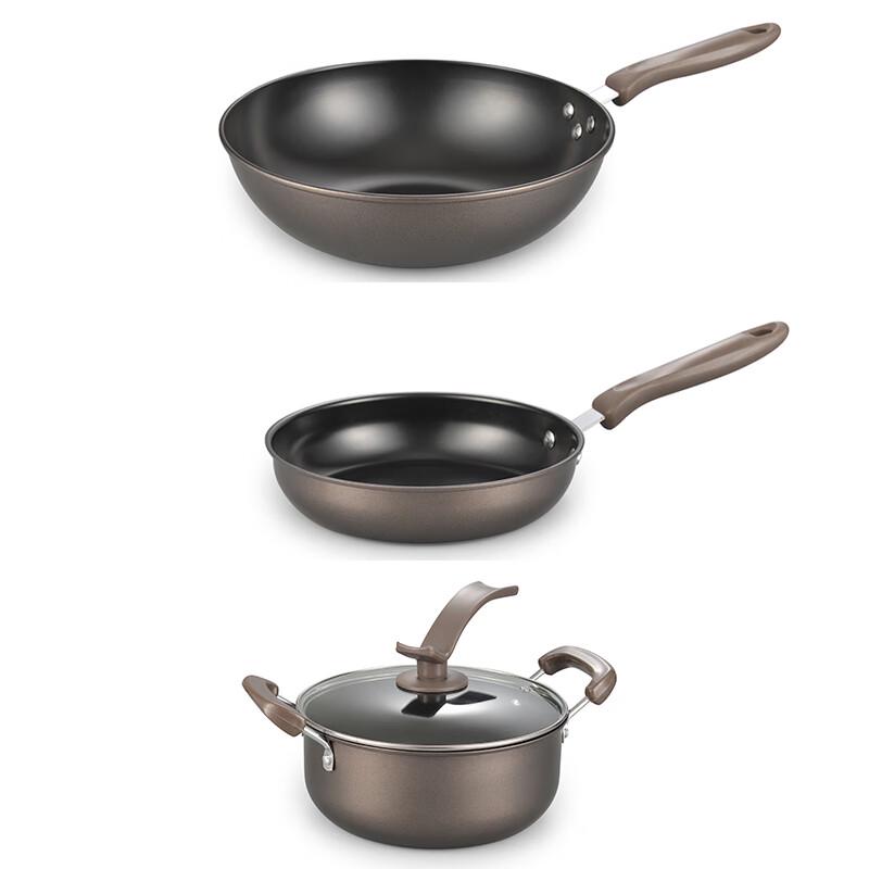 IBOH Wanjiale Iron Wok 3-Piece Set