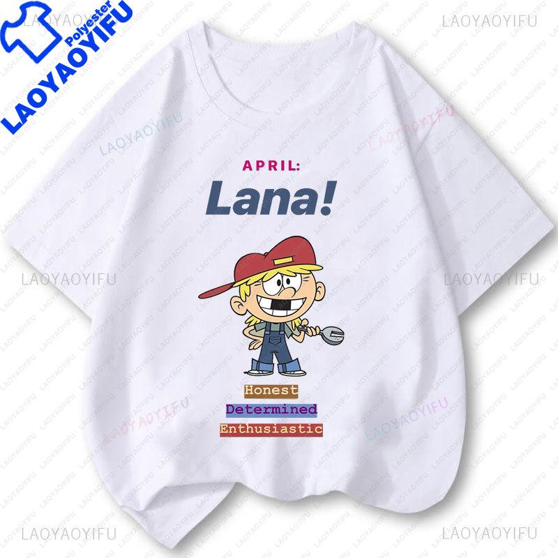 The Loud House Cartoon T Shirts Unisex Unisex Hot Sale Anime Comedy Clothes Polyester Short Sleeved Printed Aesthetic Graphic Tees