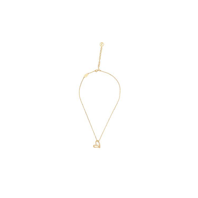 Louis Vuitton Fall In Love Hollow Heart Necklace Women Necklace M00465