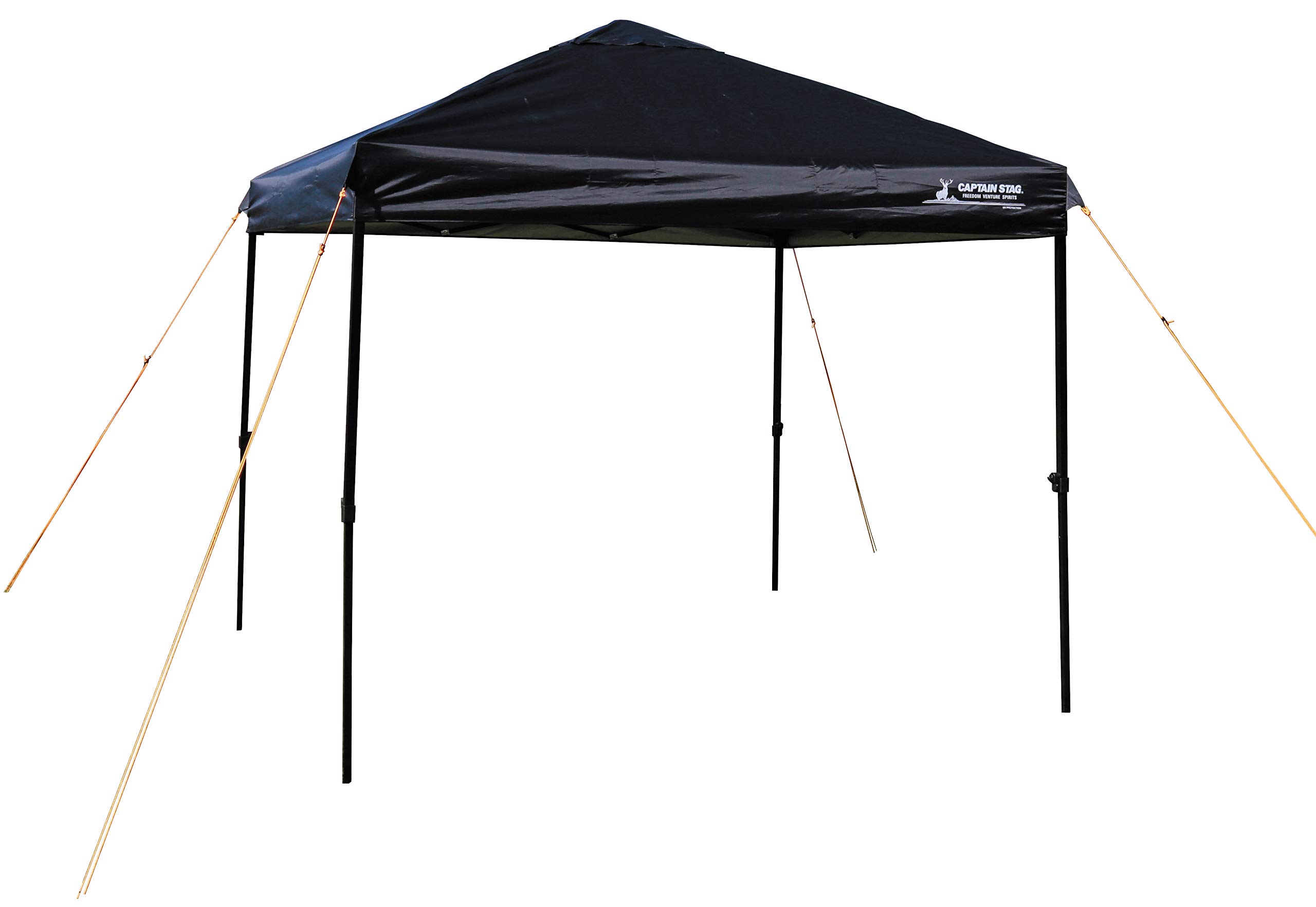 

CAPTAIN STAG тент брезентовый солнцезащитный мешок быстрозатеняемый 250 x 250 см черный [для 4-6 человек/защита от УФ-излучения/ролики включены] UV-S UA-1080 чёрный