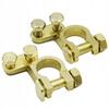 Car Battery Clamps Universal For Screw 2 Pieces +/- Strong