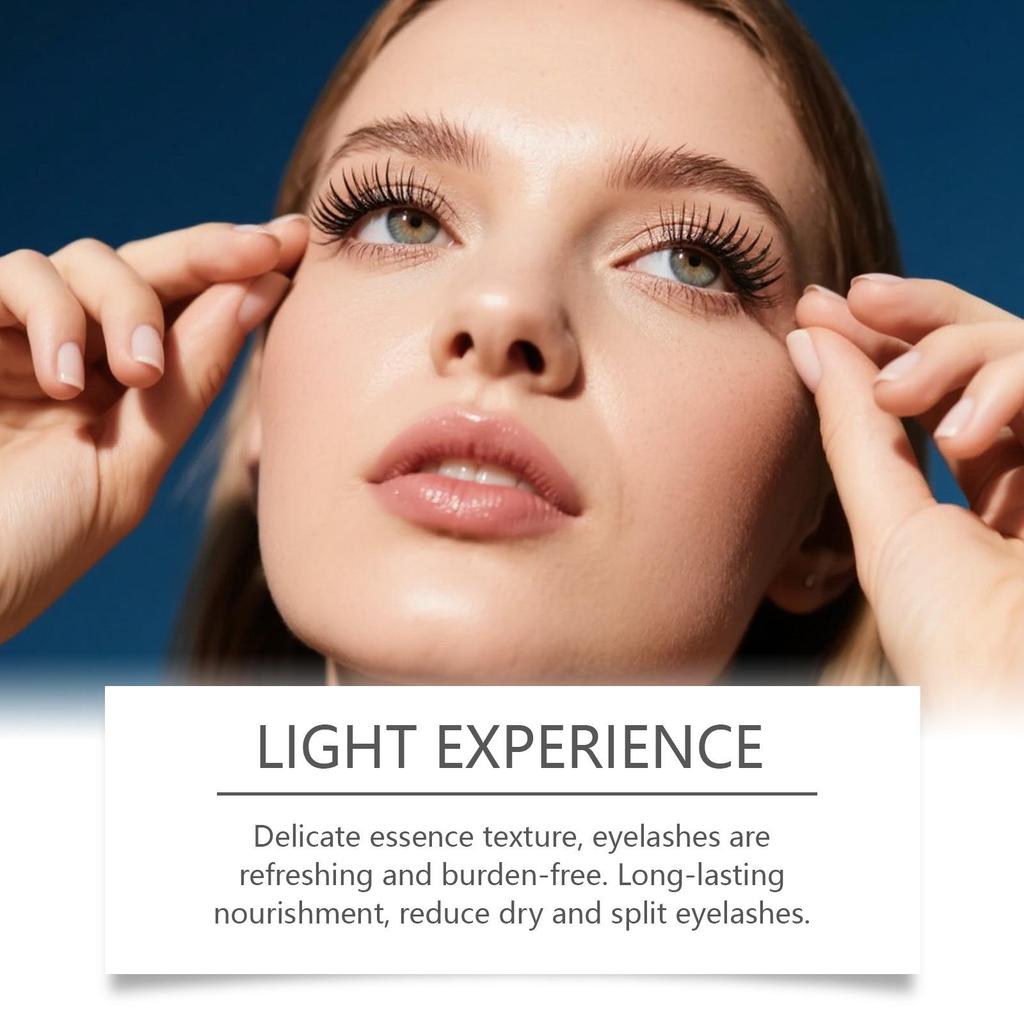 Zephoco Eyelash Serum: Lightweight, easy absorption, fine brush for full, natural lashes and shiny, everyday eye makeup.