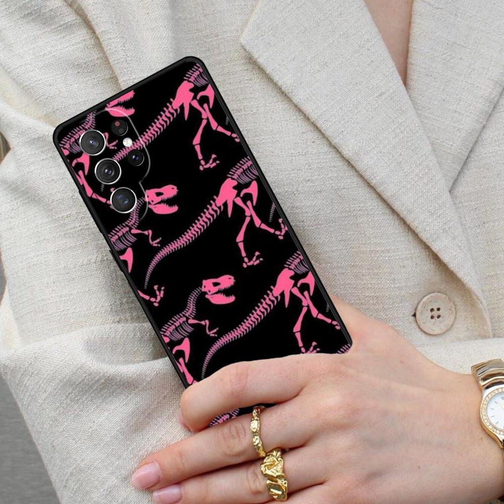Skeleton Dinosaur Skull Cell Phone Case for Samsung Galaxy S26 Ultra S25 S24 S23 S22 S21 S20 Note10 Cover