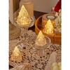 Crystal Candles LED Light Transparent Flameless Battery Power Lantern Night Lamp Wedding Party Birthday Xmas Halloween Decor
