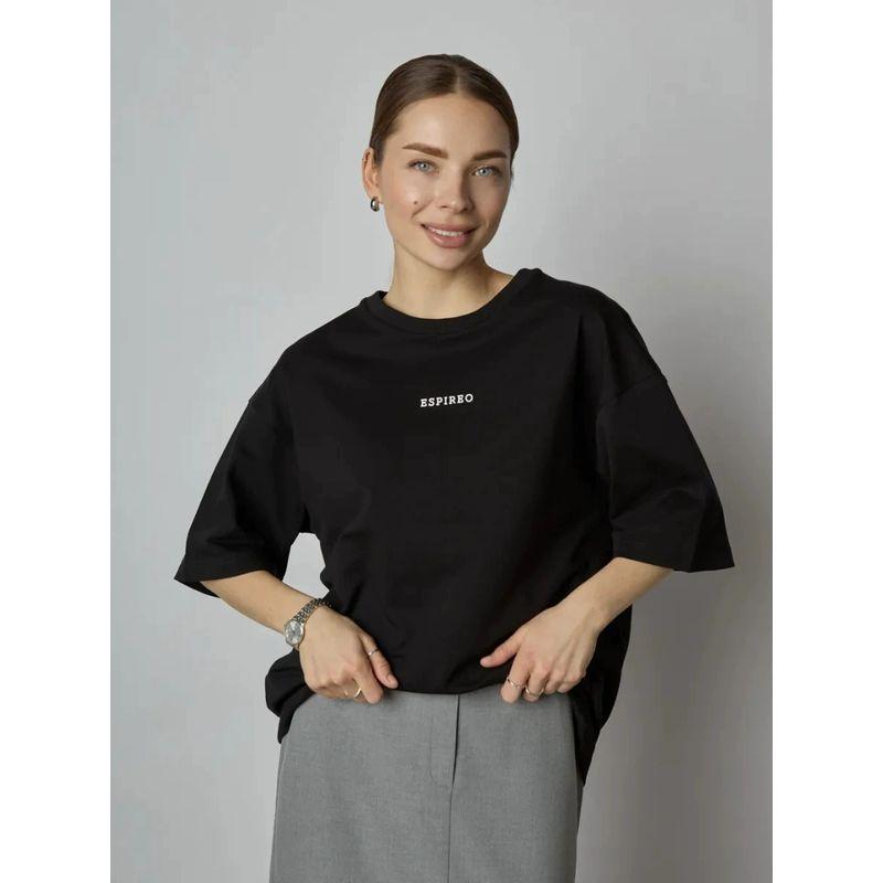 New Letter Printed T-shirt Western Style New Fashion Casual Loose Round Neck Print T-shirt
