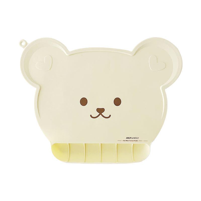 JulyMoly Children's Silicone Placemat: Waterproof, Oil-Proof, Heat-Resistant Mat for High Chair and Kindergarten Use.