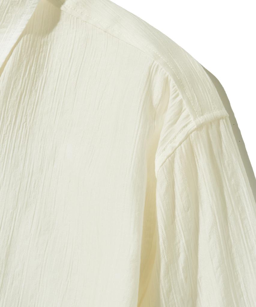 FILLUMINATE (W) See-Through Loose Fit Shirt - Ivory