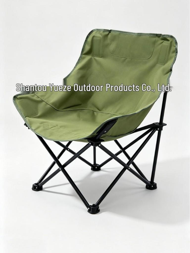 Folding Moon Chair: Portable Recliner for Camping, Beach, Picnics, and Fishing