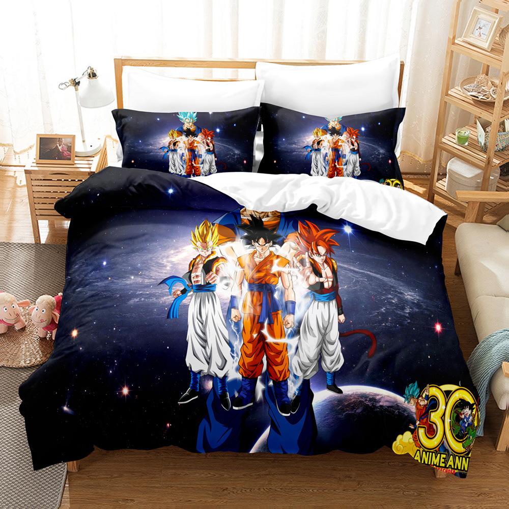 Digital Printing Three-Piece Animation Three-Piece Home Textile Bed Sheet Kit