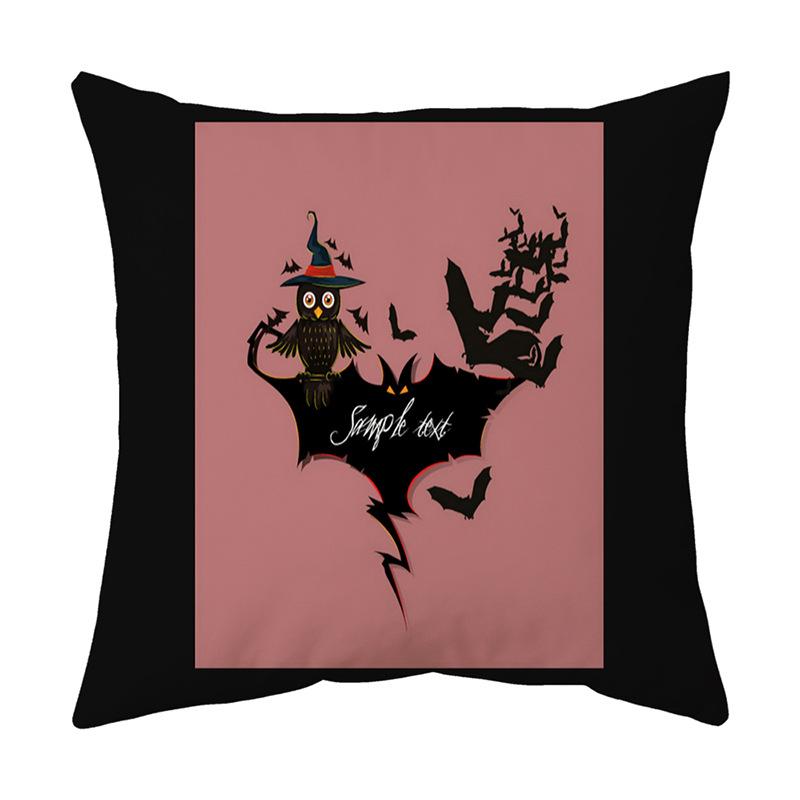 Halloween Series Pumpkin Cushion Pillow Cover Printed Pillow Cover Cushion Cover Holiday Gift