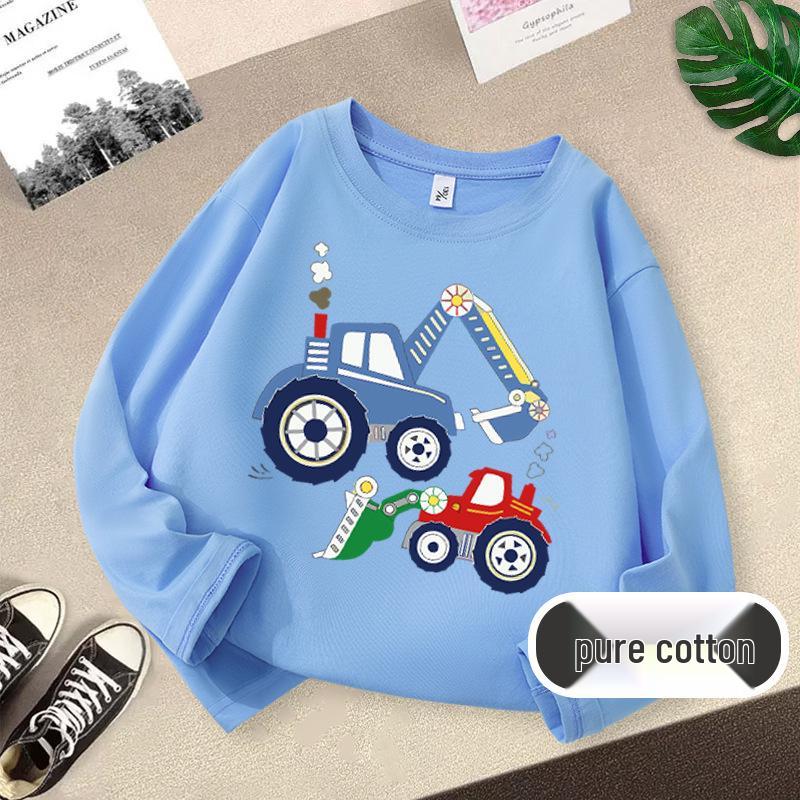 Children's Pure Cotton Long Sleeve T-shirt - Autumn Fashion