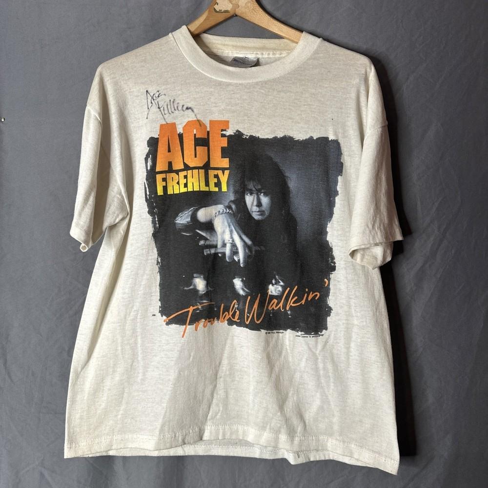 

Full Size Thank You Memory Ace Frehley TShirt Men NZ669 Unisex T-Shirt XXXXL