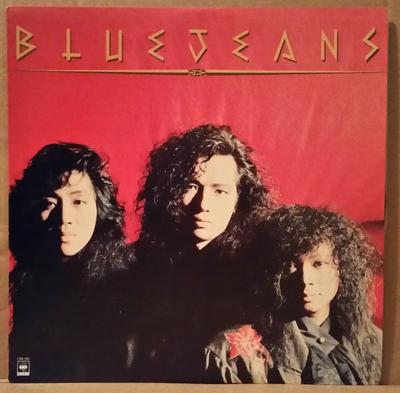 LP Record BLUE WARRIOR  Blue Jeans CXA035 CBSSony 1987 Hong Kong Rock Used