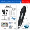High-Power Variable Speed Knurled Electric Handheld Grinder & Drill