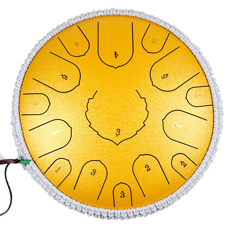 Éterický ocelový jazykový buben - 6/8/10/12/13/14 palcový Handpan perkusní nástroj.