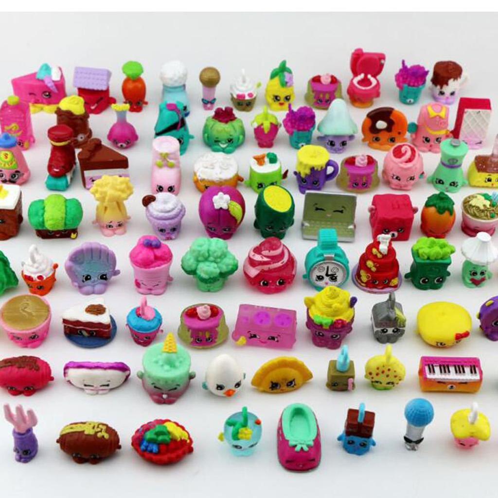 Random Fruit 100pcs Toys Mini Cartoon Fruit And Vegetable Shape Doll Game Puzzle