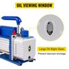 Vacuum Pump with Gauges AC Refrigerant HVAC Refrigeration Vacuum Packing Air Condition Automobile Maintenance 1.8-4.8CFM
