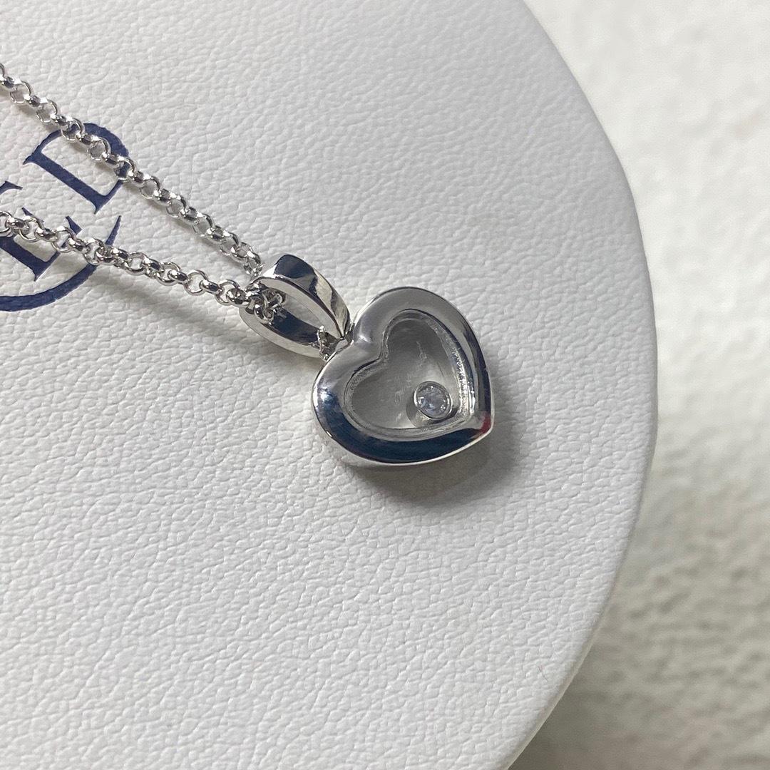 2025 Star-Style Rotating Heart Necklace: Gold, Single Diamond, Luxury Design