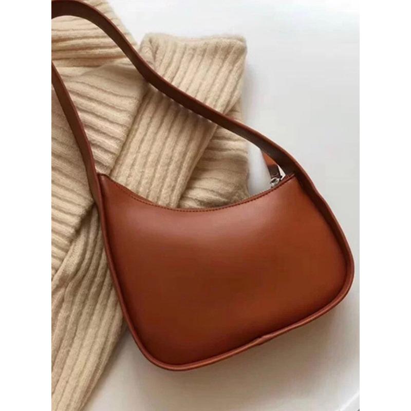 Leather handbag plus high-quality niche saddle bag temperament shoulder commuter small bag for women