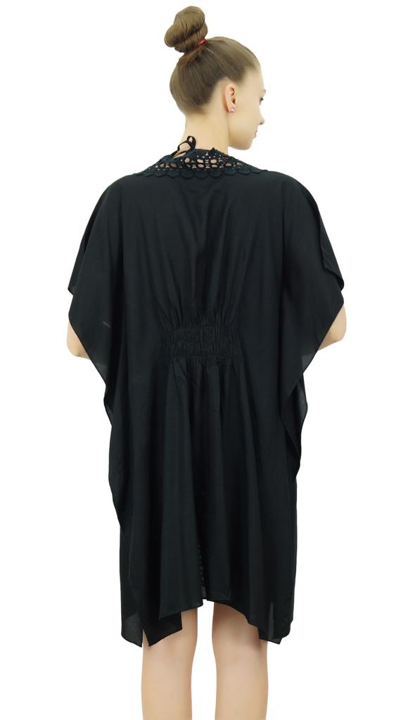 Bimba Women's Bikini Swimwear Cover-Up Summer Beach Tunic Dress Kaftan