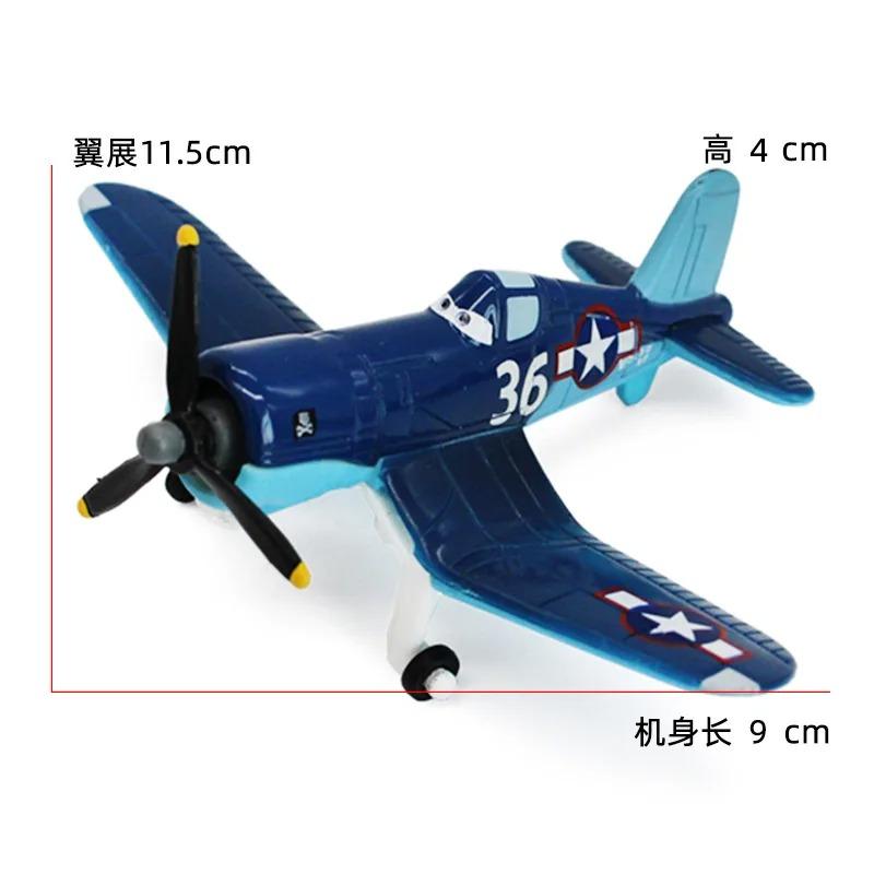 Classic Alloy Pixar Planes Toys Lifelike Cartoon Helicopter Model Toy Aircraft Mobilization Toys