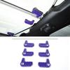 6x Hardtop Release Remover Handle Trim Cover For Jeep Wrangler JL JT 2018+Purple