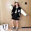 Kinder Baseball Uniform Jacke Frühling und Herbst Kleidung Große Kinder Jacke Jungen und Mädchen