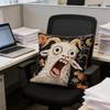 Throw Pillow Covers Screaming Goat Soft Protector Decorations 17.72x17.72 inches Throw Cushion Covers for Party Couch Home Dorm