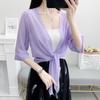 Damen Chiffon Cardigan 2026 - Sommer Sonnenschutz, Atmungsaktives Camisole Oberbekleidung, Klimaanlagen Dünne Jacke