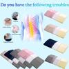 Premium Memory Foam Lumbar Support Wedge Pillow For Ultimate Back And Leg Comfort