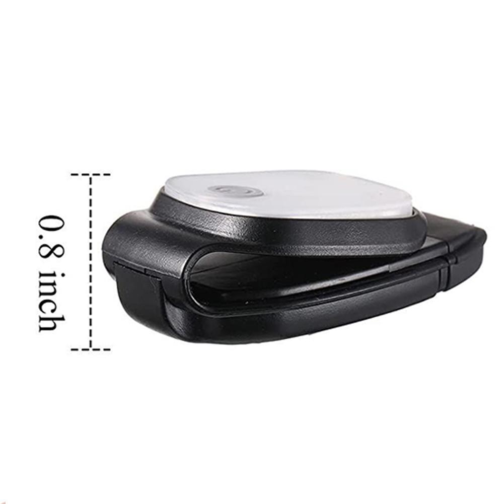 Clip Headlamp 4 Lighting Modes LED Flashlight Clip Safety Warning for Jogging Night Walking for Fishing Hiking USB Rechargeable