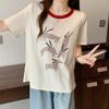 Navava Dog PrinTing ShorT Sleeve T shirT nT2457