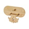2sets Gold Antique Buckle Latches Brass Box Latch Hasp Latches Chest Clasp Closure  Cabinets
