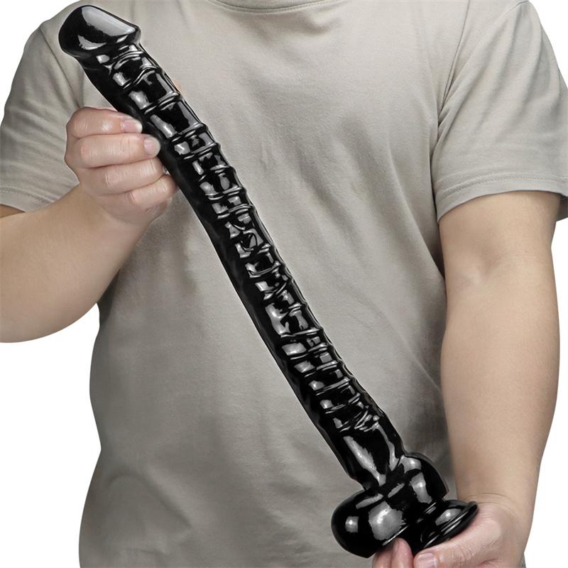 4cm Super Long 41cm Simulation Sucker Dildo Anal Plug Anal Female Thrusting Anal Sex Toy Sex Products