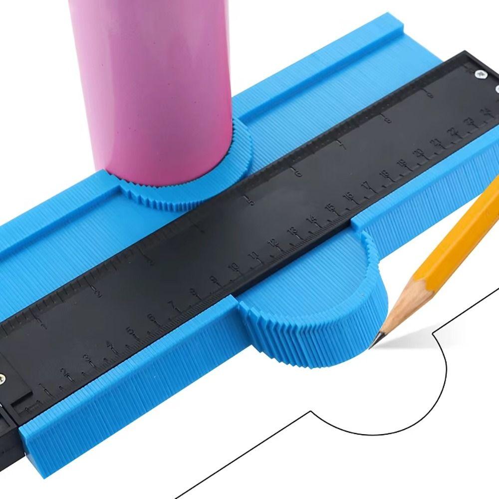 1Pcs Ruler Cutting Irregular Contour Gauge Woodworking Measuring Instrument Ceramic Tiling Use Contour Duplicator 5inch 10inch