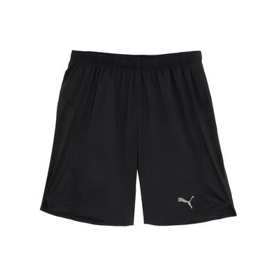 Train Fav Woven 9" Session Short Solid Color Elastic Waist Tight Training Sports Shorts Men Shorts Black 520138-01