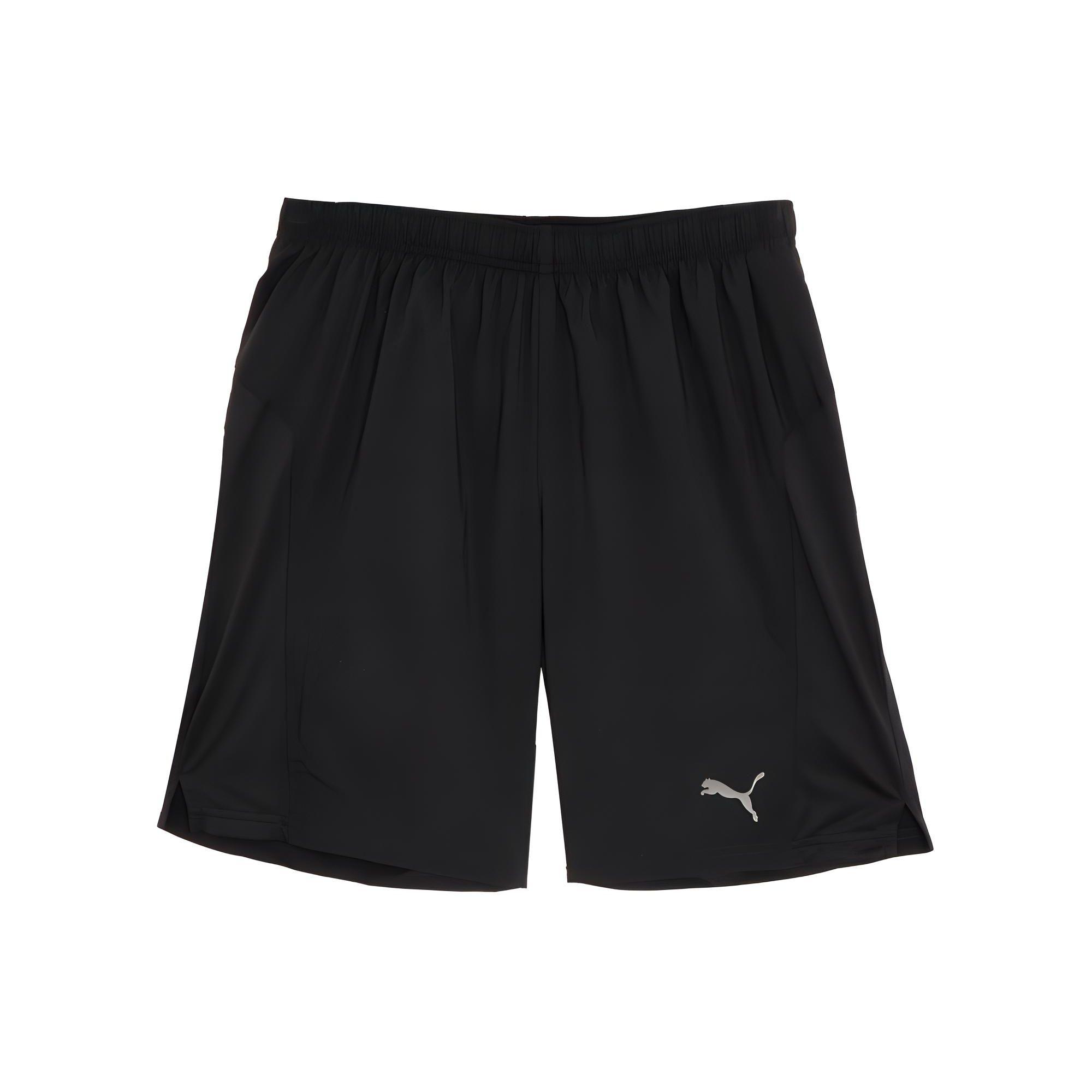 

Puma Train Fav Woven 9 Session Short однотонные эластичные талии обтягивающие тренировочные спортивные шорты мужские шорты черные 520138-01 S