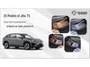 Compatible with 25 Jihu T5 models: Center Console Lower Storage Organizer for Interior Car Modification.