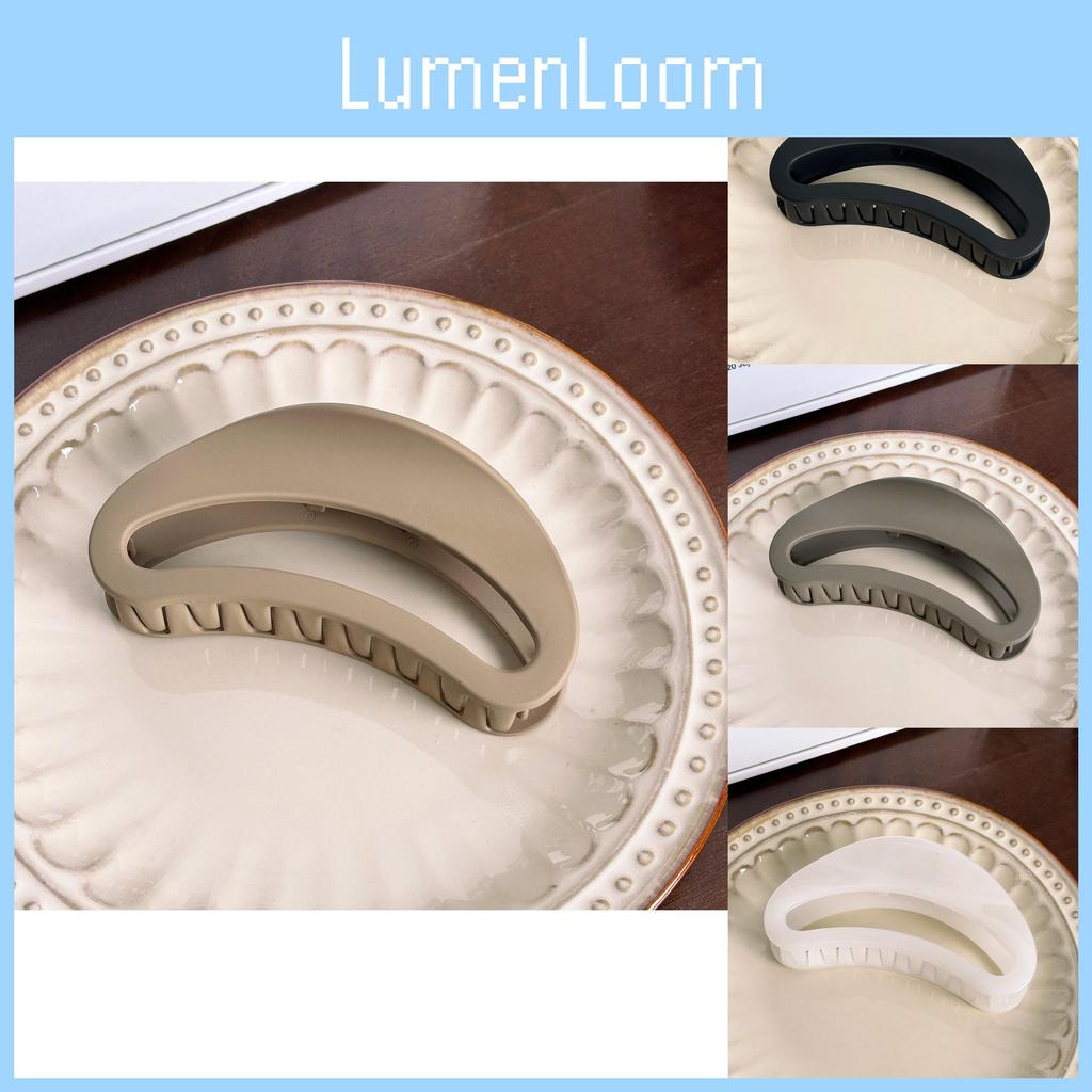 Stylish Retro 12cm Hollow Moon Hair Clip For Sophisticated Looks Everyday