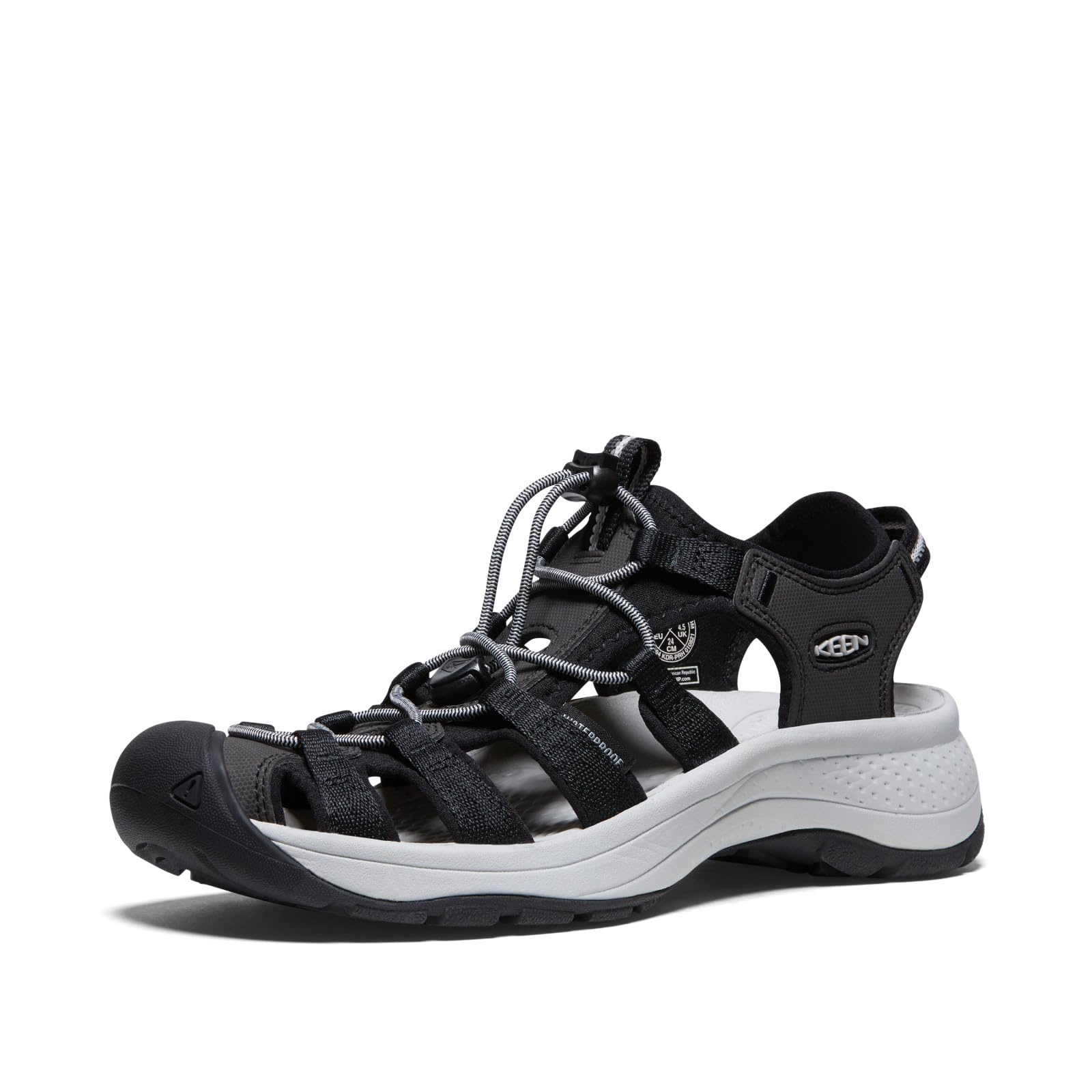 

САНДАЛИИ KEEN ASTORIA WEST 1023594 см женские ЧЕРНЫЕ/СЕРЫЕ 25.0