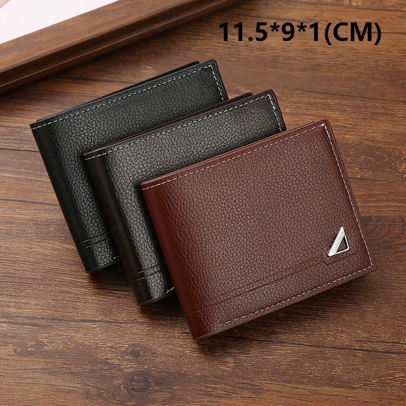 Men's Large Capacity Soft Leather Casual Business Wallet
