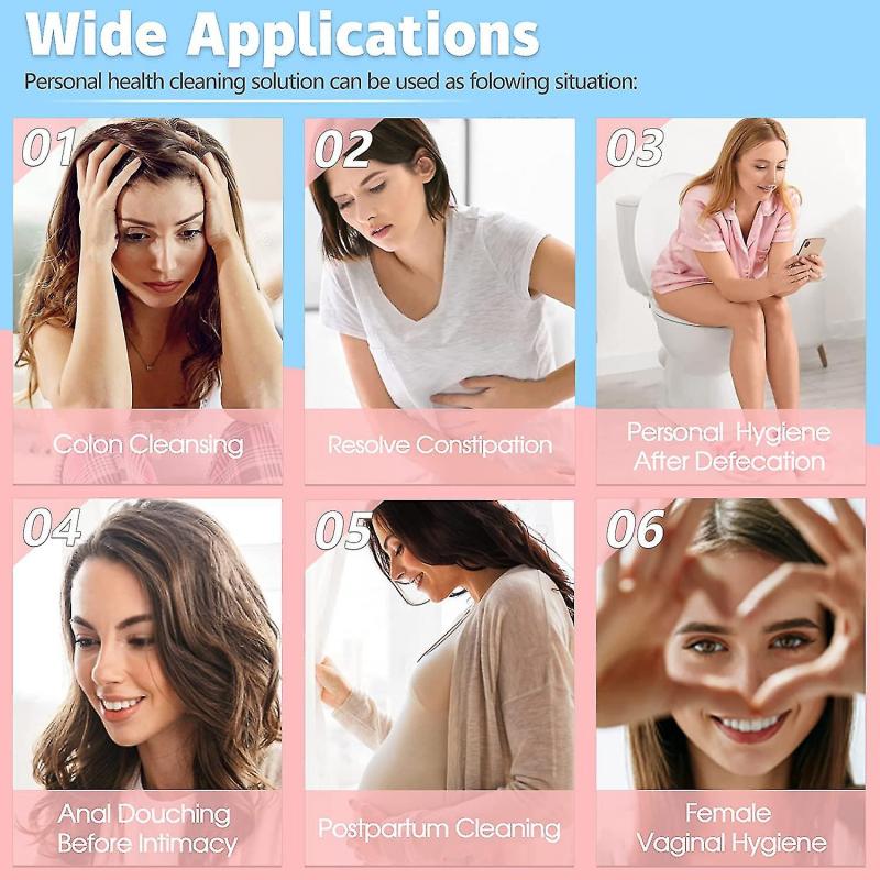 Anal Douche Enema Bulb,backflow Prevention, Silicone Enema Bulb With 5 Shower Holes Butt Shower Irrigator For Women Men