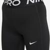 Nike Pro Leak Protection Period Elastic Waist Letter Casual Leggings Kids Leggings Black FJ6863-010