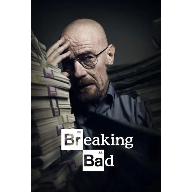 Breaking Bad Klassische Krimi-TV-Serie Poster Leinwandmalerei Heisenberg Drucke Wandkunst Bilder Moderne Heimzimmerdekoration