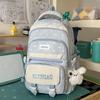 Schoolbag Mori ins high-value, simple and fashionable large-capacity schoolbag, junior high school student backpack, travel backpack