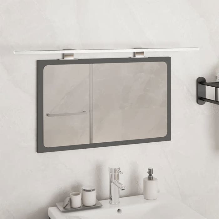 VidaXL Lampe de Miroir à LED 13 W Éclairage de Maquillage Applique Murale Lumière de Salle de Bain Intérieur Blanc Chaud 80 350335
