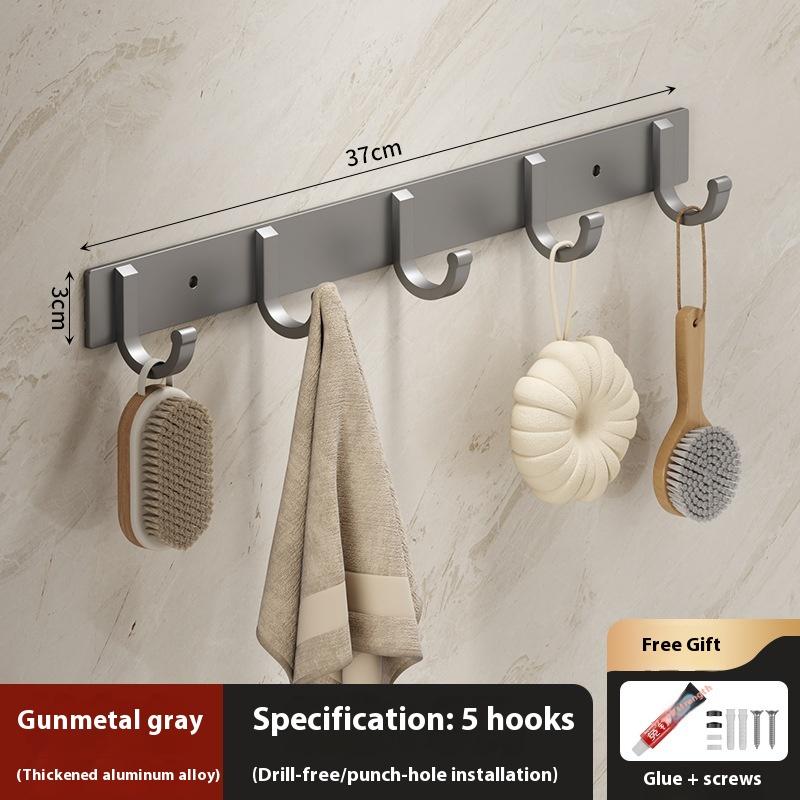 Metallhaken Starker Klebehaken Wandmontage Badezimmerwand Ohne Bohren Küche Badezimmer Kleiderhaken Tragfähiger Klebehaken