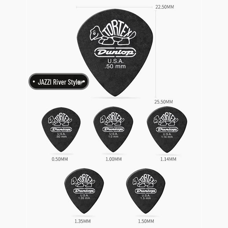Dunlop Jazz3 Electric Guitar Pick - Genuine Small Turtle Jazz 3-Speed Bass Pick