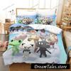 3D Print Toro Inoue Anime Doko Demo Issyo Bedding Set Boys Girls Twin Queen King Size Duvet Cover Pillowcase Bed Boys Adult